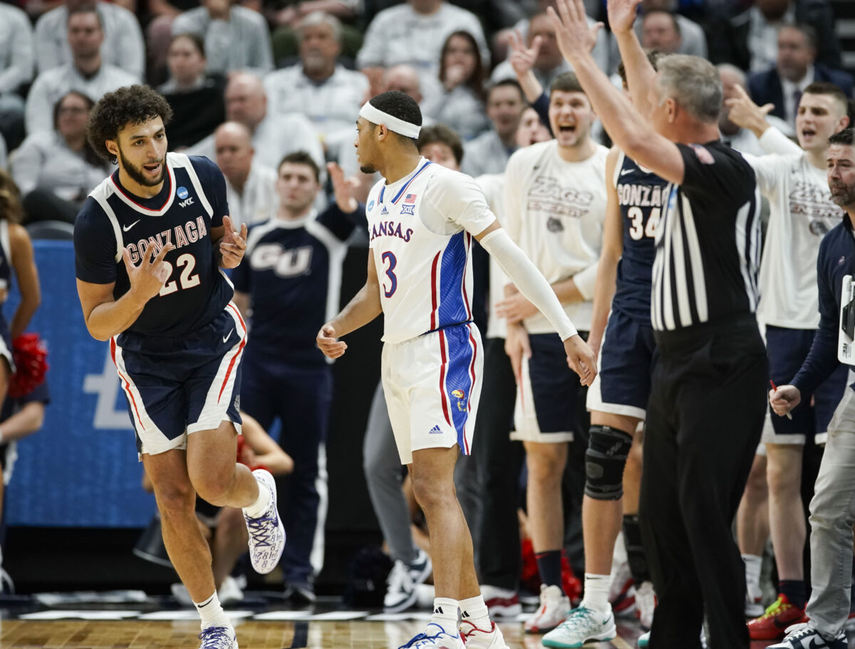 Photo Gallery Zags end Jayhawks season with secondhalf blowout KU